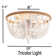 Demyla 12'' Ceiling Fan with Light Kit