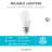 7 Watt (40 Watt Equivalent), A15 LED, Dimmable Light Bulb, E26/Medium (Standard) Base-58109877