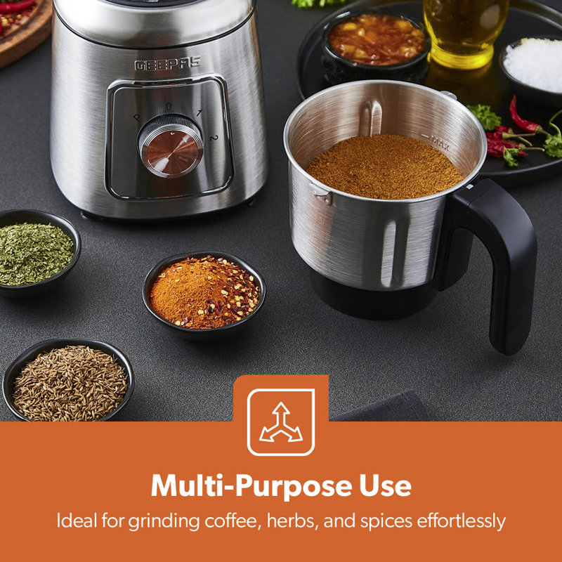 Geepas Stainless Steel Electric Blade Coffee Grinder
