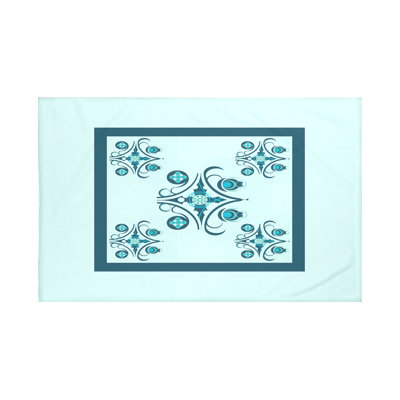 Jeté à imprimé géométrique Hanky