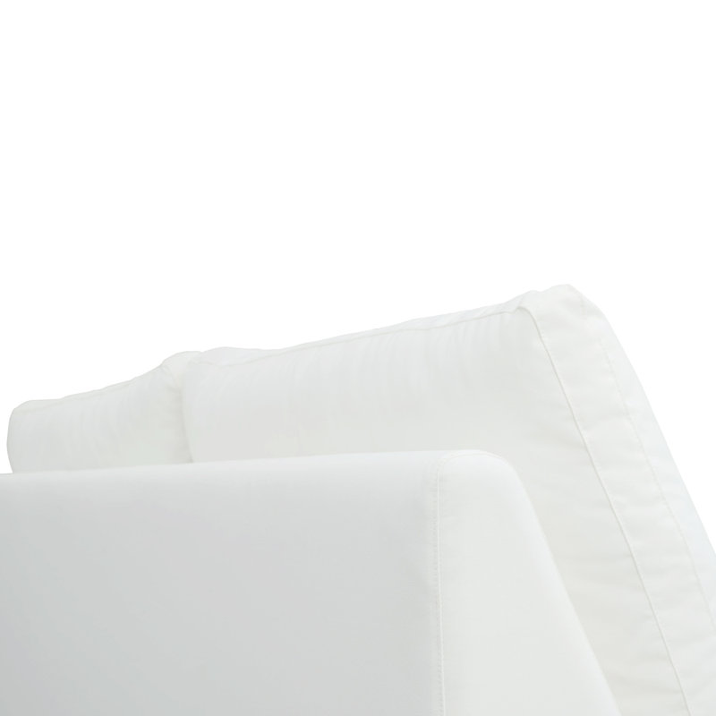 Miles Outdoor Sofa Speckled Charcoal, White