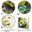 Fleur verte I - peinture sur toile-831768892-831768885
