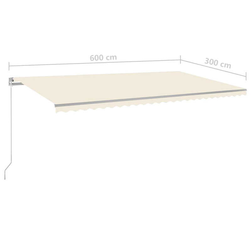 Dakota Fields Retractable, Cream