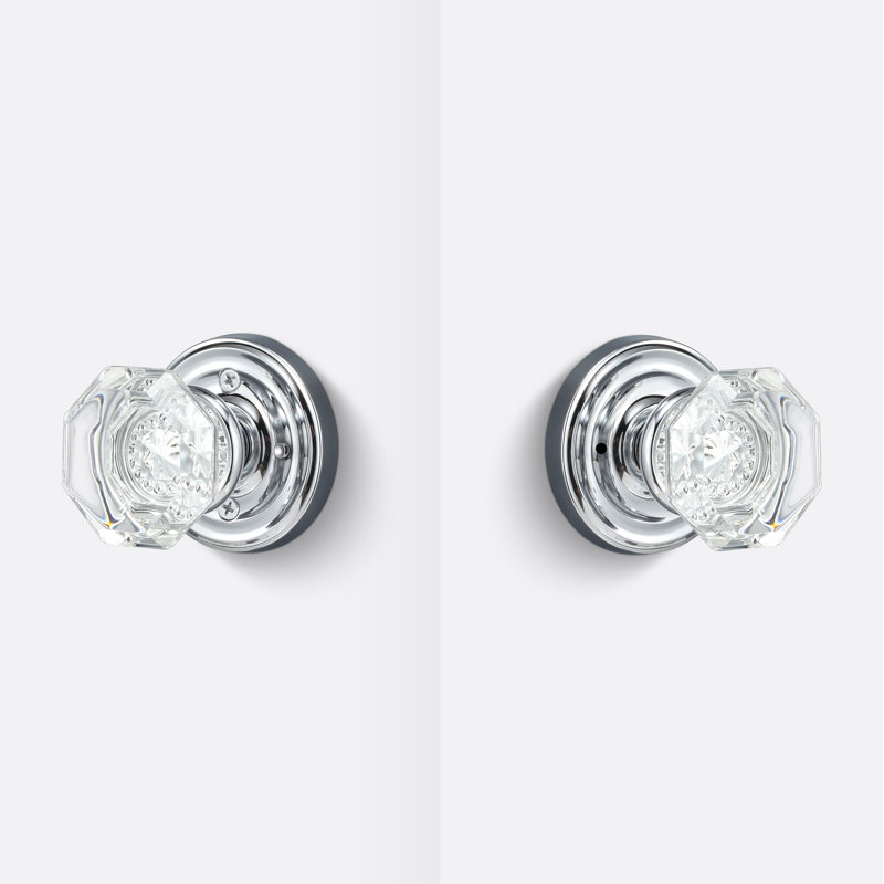 Bouton d'intimité Torrey, Chrome poli