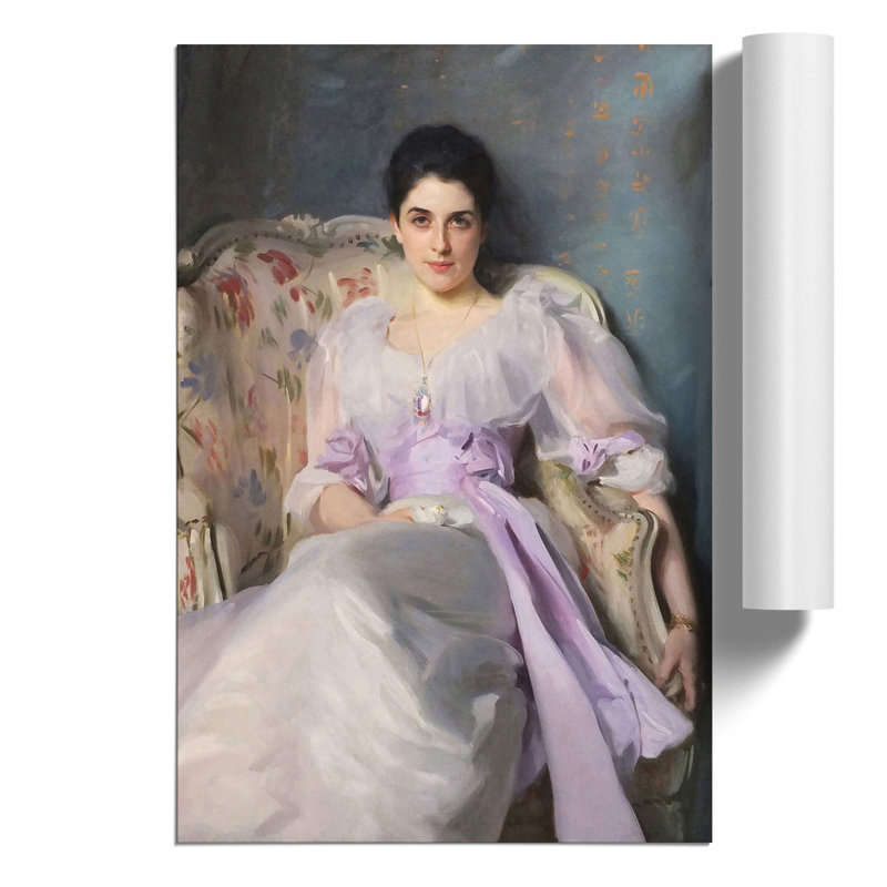 Lady Agnew Of Lochnaw by John Singer Sargent - No Frame Painting, 30cm H x 21cm W x 0.1cm D