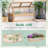 Raised Garden Bed with Polycarbonate Greenhouse