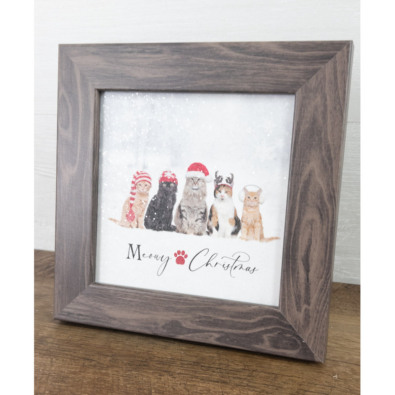 Mignon de chat Ho Ho Ho, H 8 po x l 8 po x P 1 po, Caroube