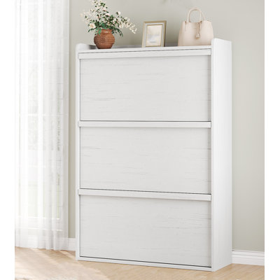24 Pair Shoe Storage Cabinet