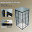 Cabine de douche carrée à double porte d'angle avec verre trempé 1/4 "l 36" x P 36 "x H 71"