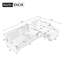 Canapé modulaire 3 pièces rembourré-729863071