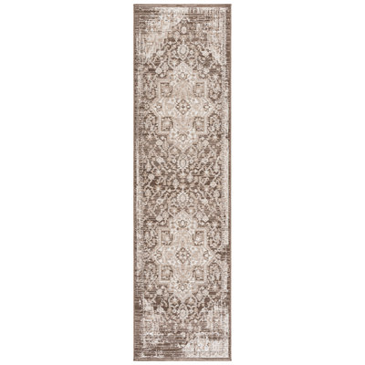 Chamber Power Loom Polypropylene Plastic; Polyester; Jute/Sisal Oriental Indoor Rug
