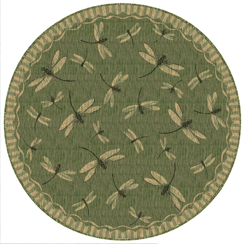 Kuehn Indoor / Outdoor Rug, Round 7'10"