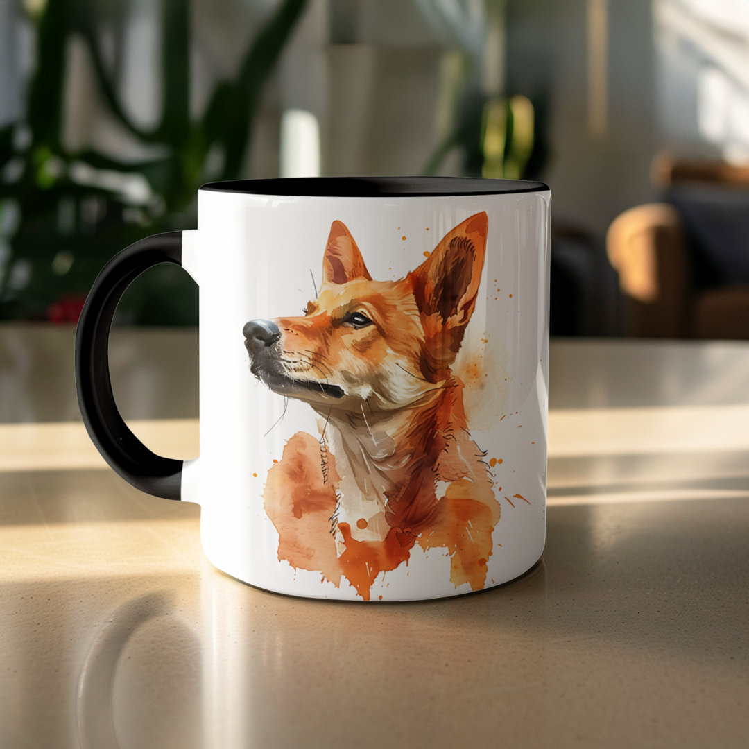 Doberman Pinschers Watercolor Art 11oz Coffee Mug