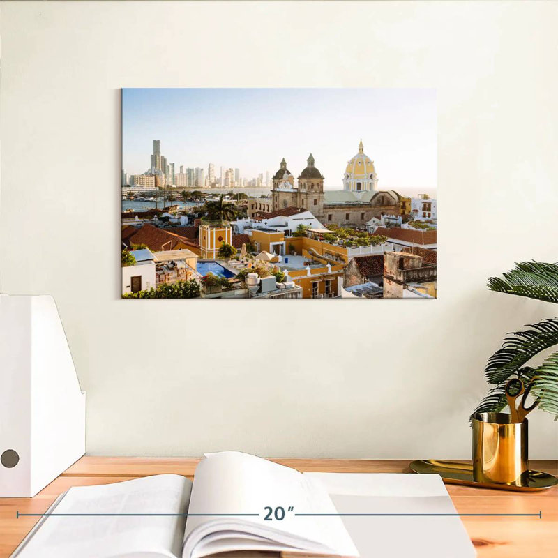 Cartagena Skyline, 8" H x 12" W