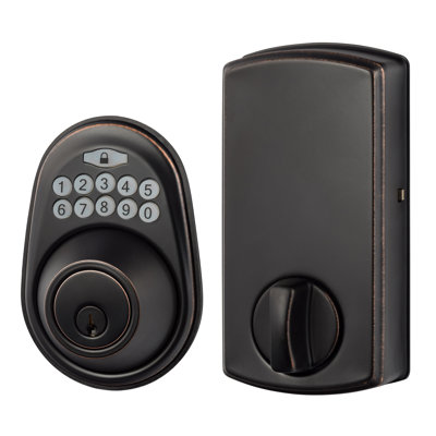 Electronic Keypad Deadbolt, Round