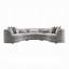 Canapé modulaire Ivria avec 9 coussins