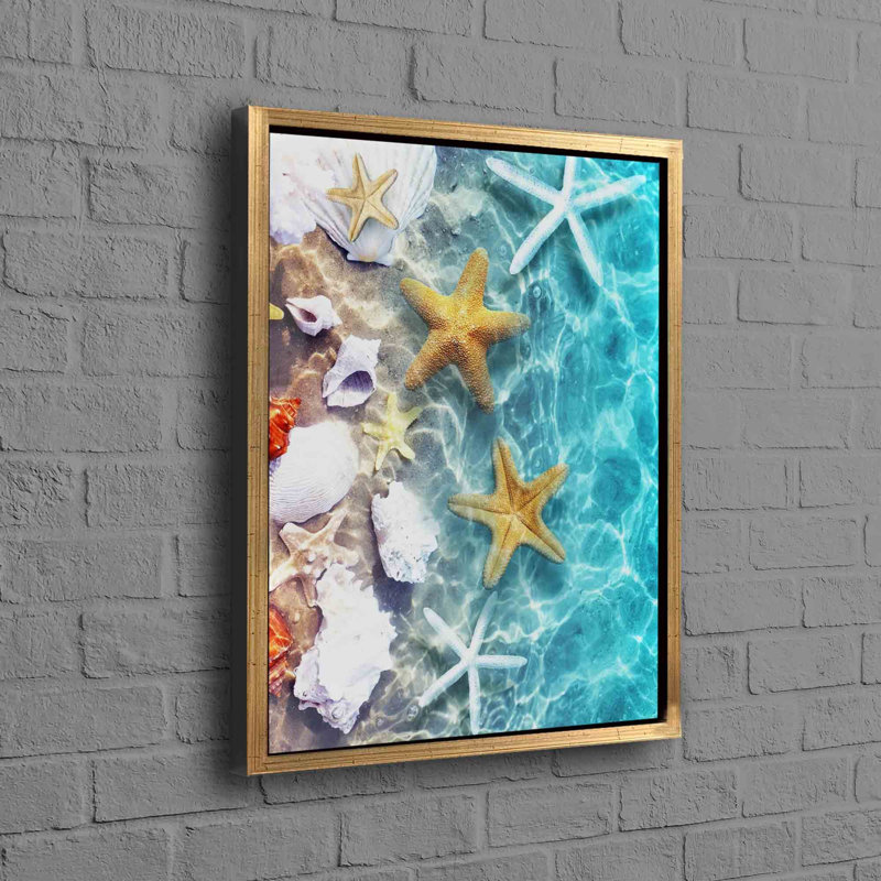 Tropical Landscape Art Canvas Offering a Minimalist Christmas Decor Gift Ideal for Enhancing Your Wall Art Collection, Gold