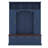 Hall Tree With Golden Hooks And Handles, Practical Entryway Walnut Bench With Adjustable Shelves, Farmhouse Wooden Style Coat And Shoe Rack