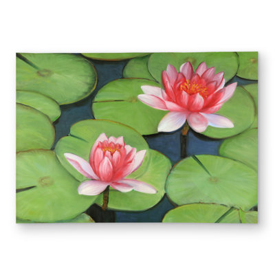 Lotus Flowers in a Swamp  Floral Outdoor Area Rug for Home Decor