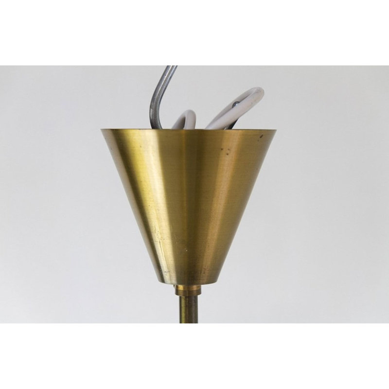 Lustre Watnes, Argent antique, Fumée, 16 po de largeur x 10 po de hauteur