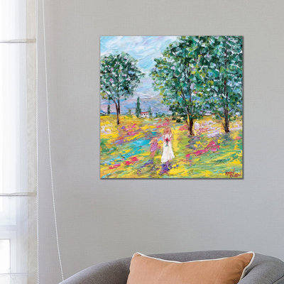 Mother and Child 1 Piece Wrapped Canvas Painting