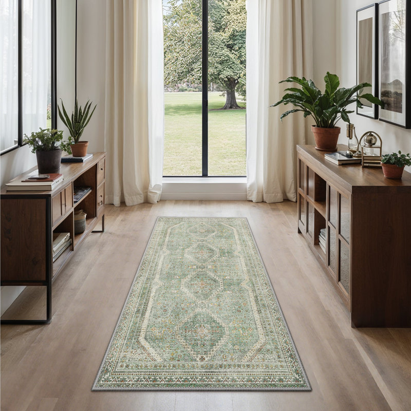 Machine Printed Area Rug, Rectangle 80 x 150 cm
