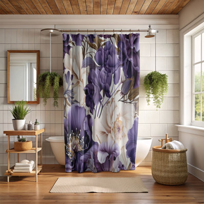 Rideau de douche Violet Hue - Premium