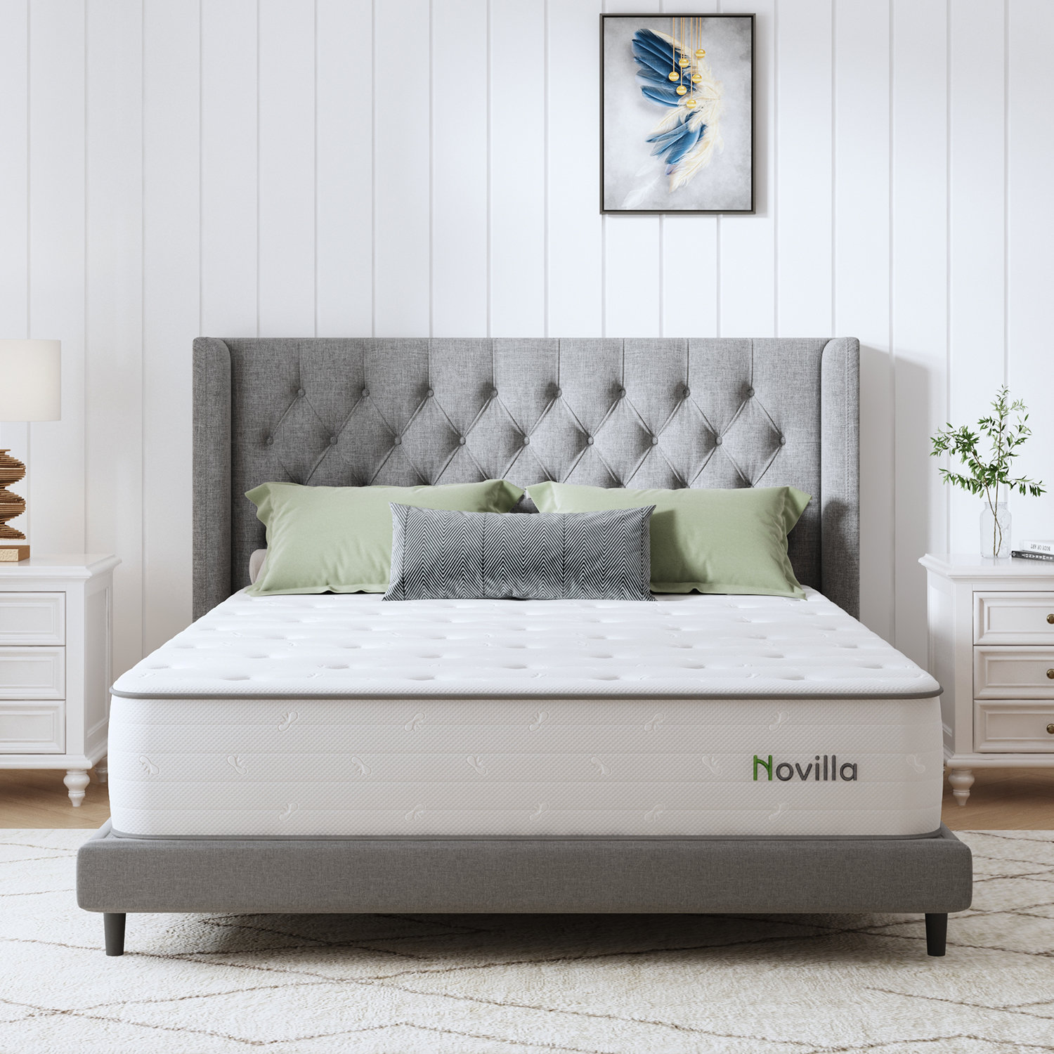 Novilla 27cm Ortho Memory Foam Pocket Sprung Mattress & Reviews | Wayfair.co.uk