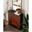 French retro-style simulated fire decorative electric fireplace