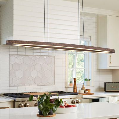 Luminaire suspendu moderne à DEL pour îlot de cuisine à intensité variable