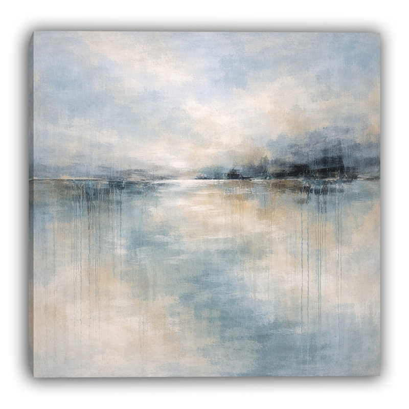 «Silent Harbor», art mural sur toile tendue, L 30 po x H 30 po x P 1,5 po