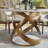  Modern Round Dining Table for 4-6 with Sintered Stone Tabletop, Carbon Steel Base Pre-Assembly-775415319-775415318-775415317