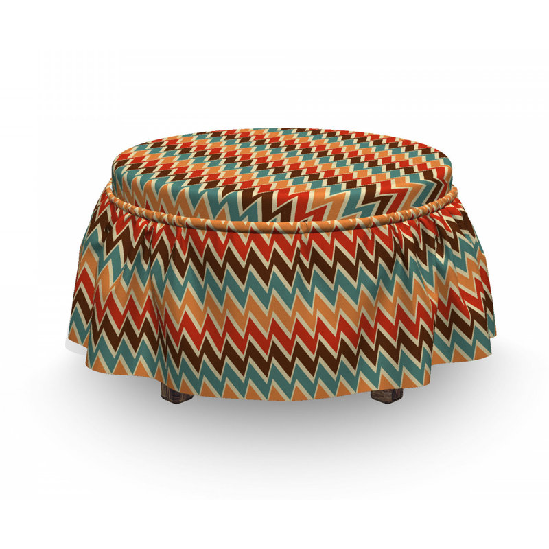 Box Cushion Ottoman Slipcover
