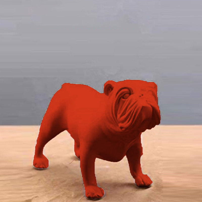 Bull Bull - argent, Rouge