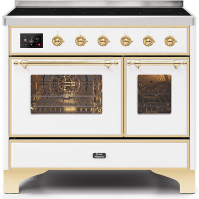 ILVE Majestic II Series 40 inch Induction Range with 6 Induction Elements (Glass Door)
