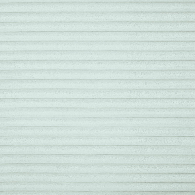 Canapé modulaire en L Carmean Performance, Velours côtelé texturé velours menthe