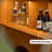 Modern log style solid wood open bookcase