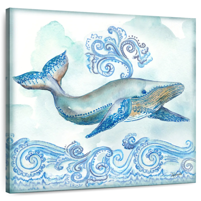 Brampt Boho Shells - Whale, 24" H x 24" W