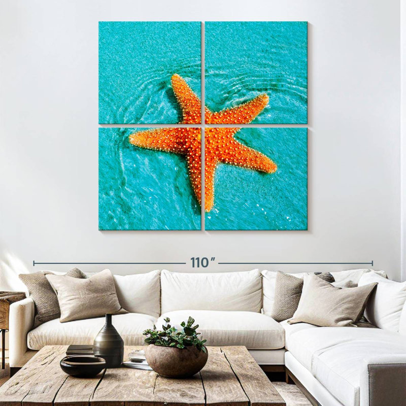 Brampt Submerged Starfish, 74" H x 74" W
