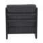 Scott Living Moda Accent Chair Black with Solid Wood Frame, Set of 2