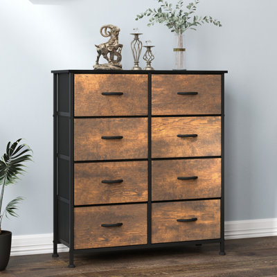 Kathiria 8 Drawer chest of drawers，85.6Cm W bedroom drawers