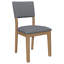 Chaise d'appoint rembourrée (ensemble de 2)