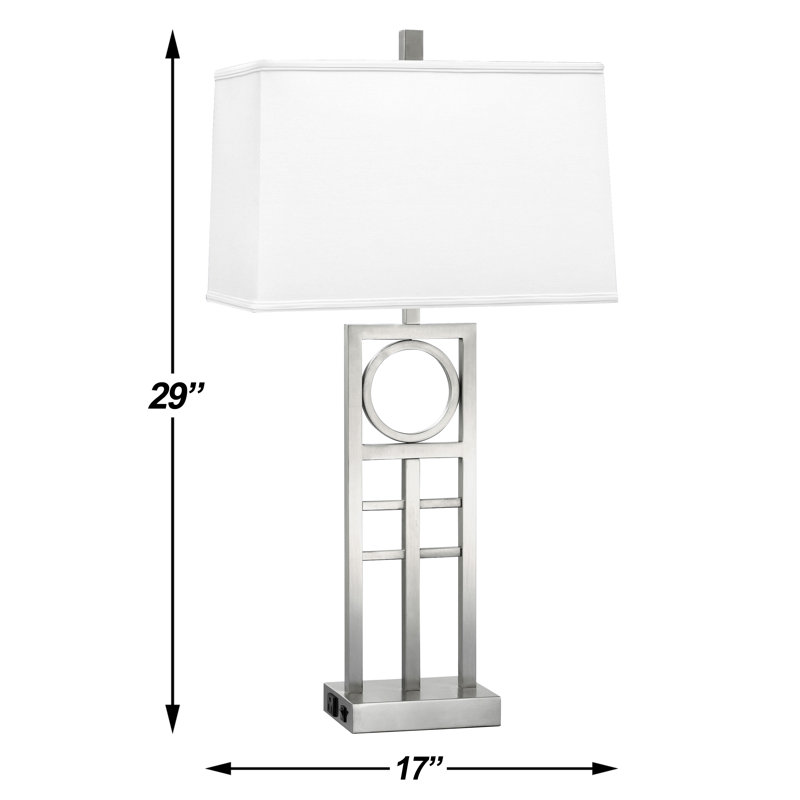 Geometrics Group Metal Table Lamp