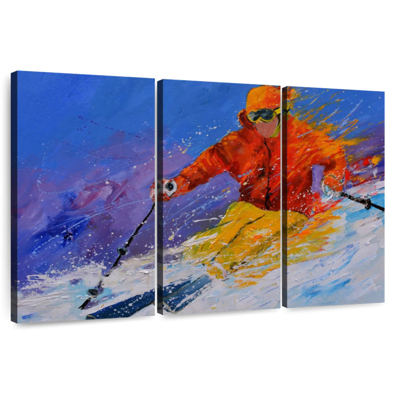 Sirci expert en ski, H 32 po x l 50 po