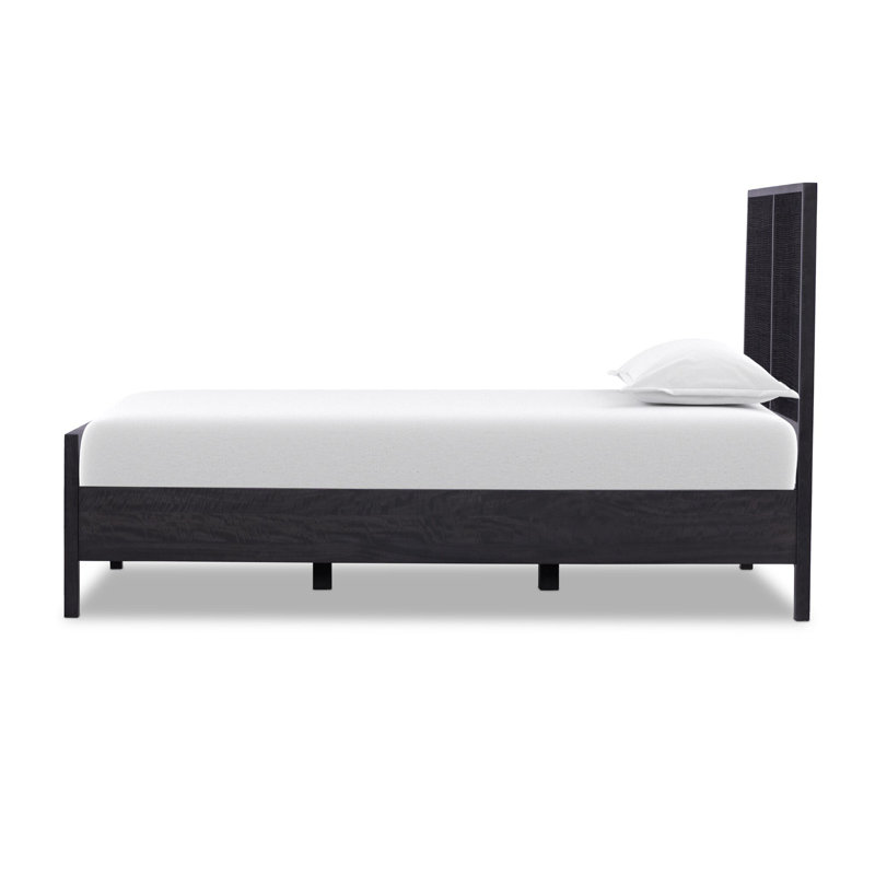 Sydney Bed, Twin, Black Wash W/ Black Cane