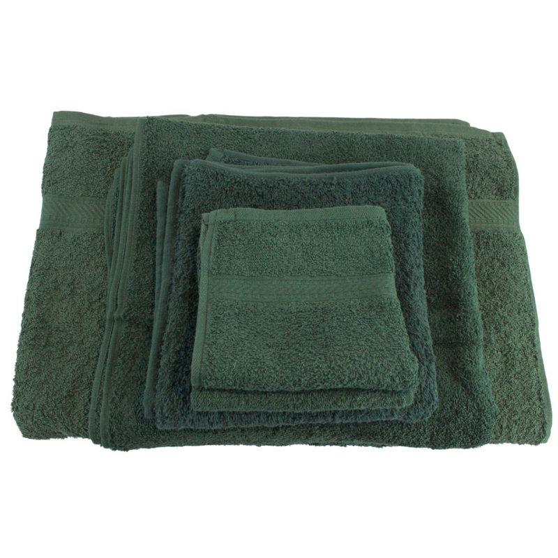 100% Cotton Mulit-Size Set, Dark Green
