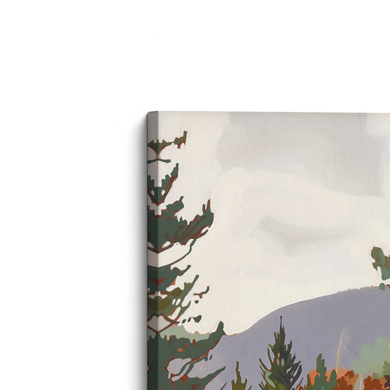Impression sur toile Rocky Mountain View II, Toile tendue, H 48 po x l 32 po x P 1,25 po