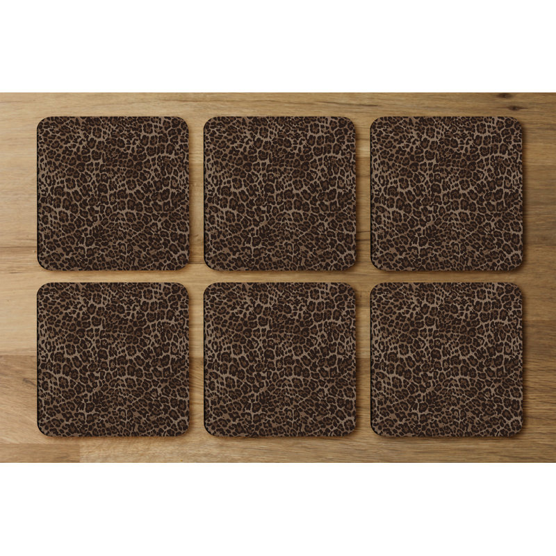 Square 6 Piece Coaster Set