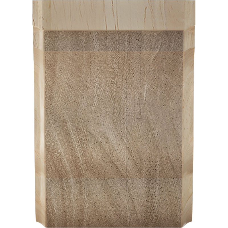 5 1/4"W x 5"D x 7 1/2"H Bedford Bracket, Rubberwood, Rubberwood, 5.25-in. W x 5-in. D x 7.5-in. H