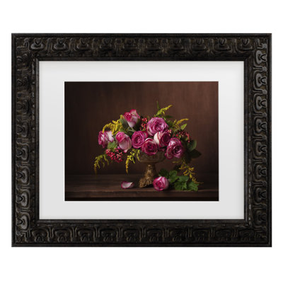 Bolog Alina Lankina Still Life With Roses Matted Framed Art